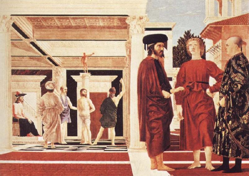 Piero della Francesca The Flagellation of Jesus Norge oil painting art